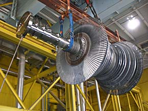 Moving LP Turbine Assembly